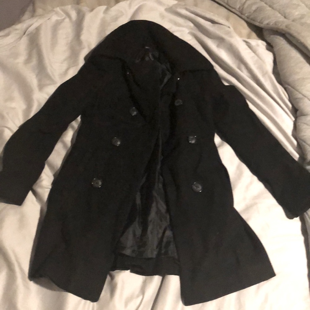 Moda International Black Coat